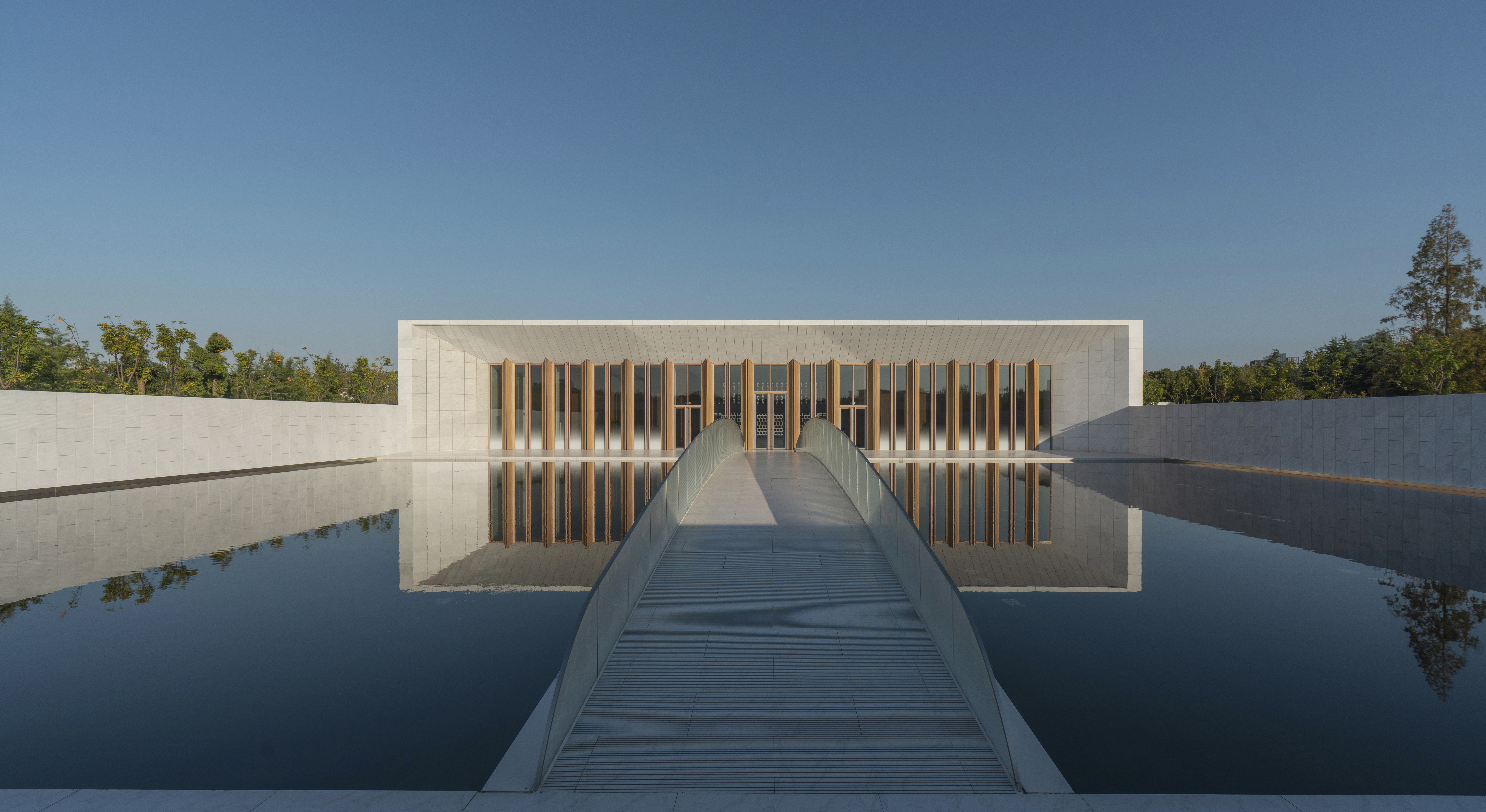 water landscapes, architectural design, urban water features, Chinese architecture, landscape integration, waterfront projects, sustainable design, natural elements in architecture, contemporary architecture, cultural spaces, Liquid landscapes
