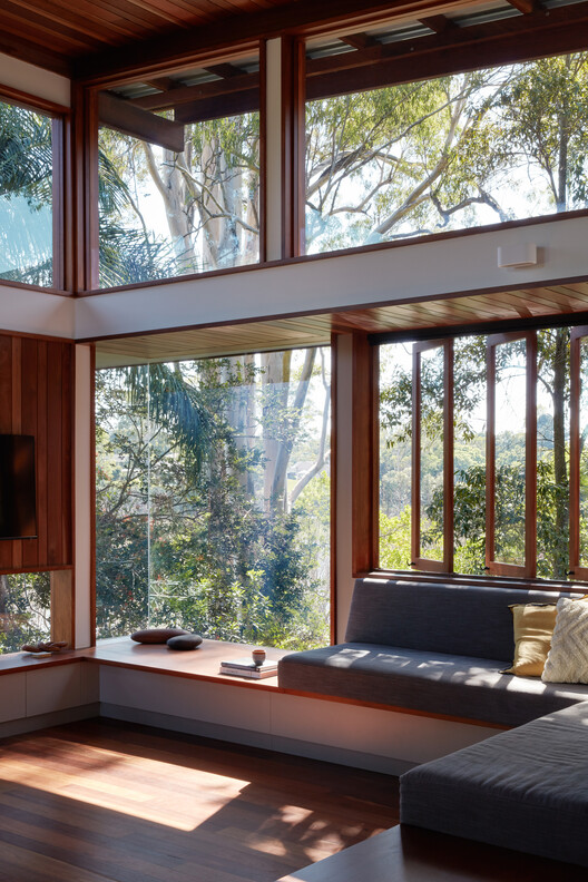 River Hearth House / Arcke - Interior Photography, Wood, Glass