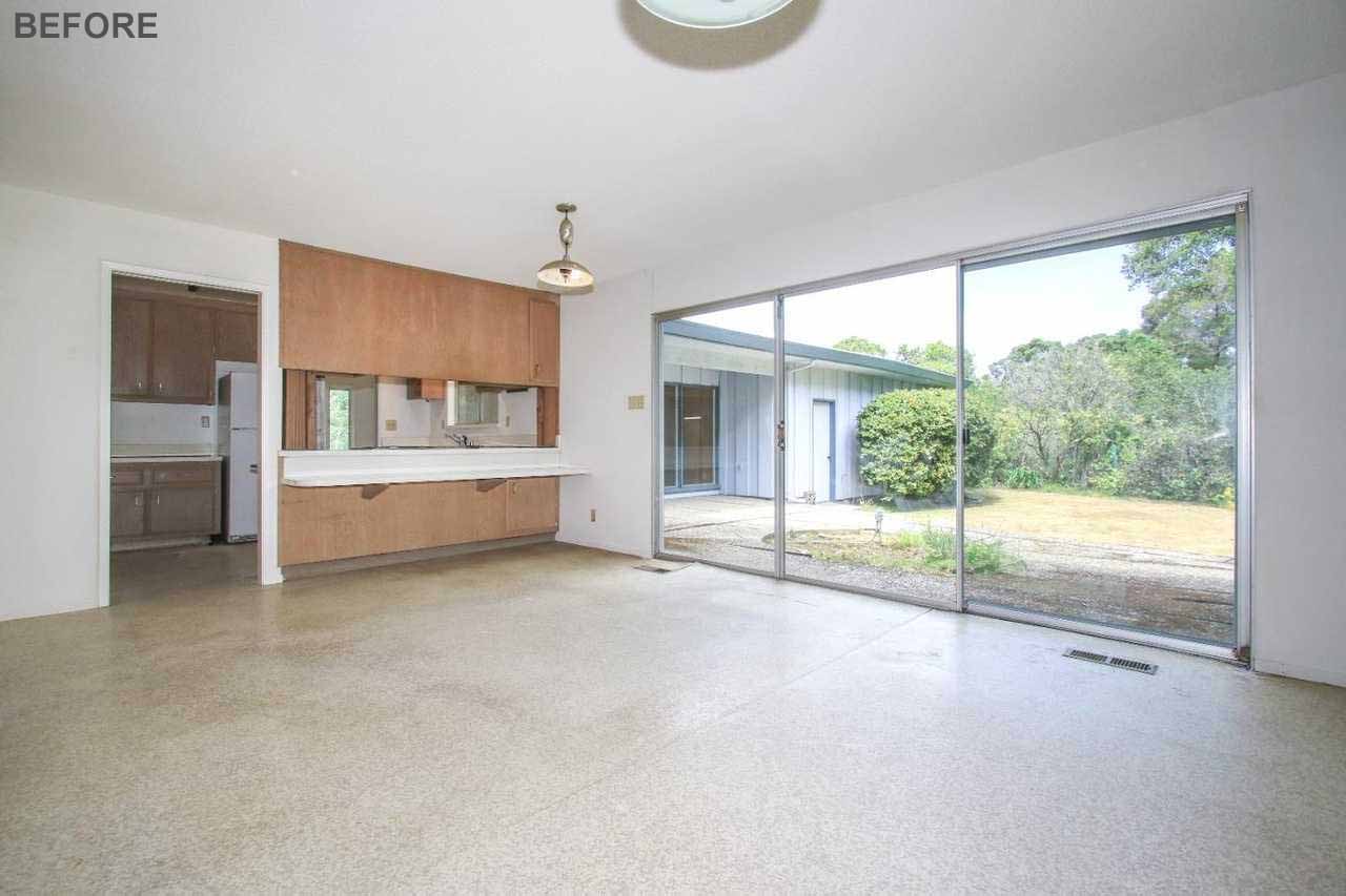 The dining room before renovation.