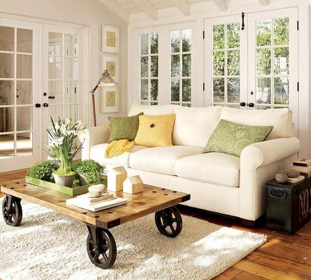Rustic wood coffee Table