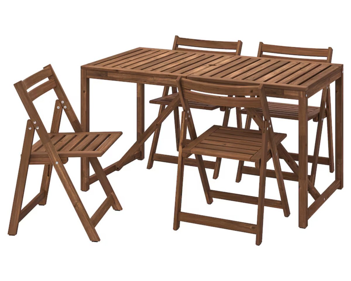 The Hidden Gems I'm Snagging at the IKEA Spring Sale (Without Breaking My $500 Budget!) 5 IKEA NÄMMARÖ Table, 4 Folding Chairs