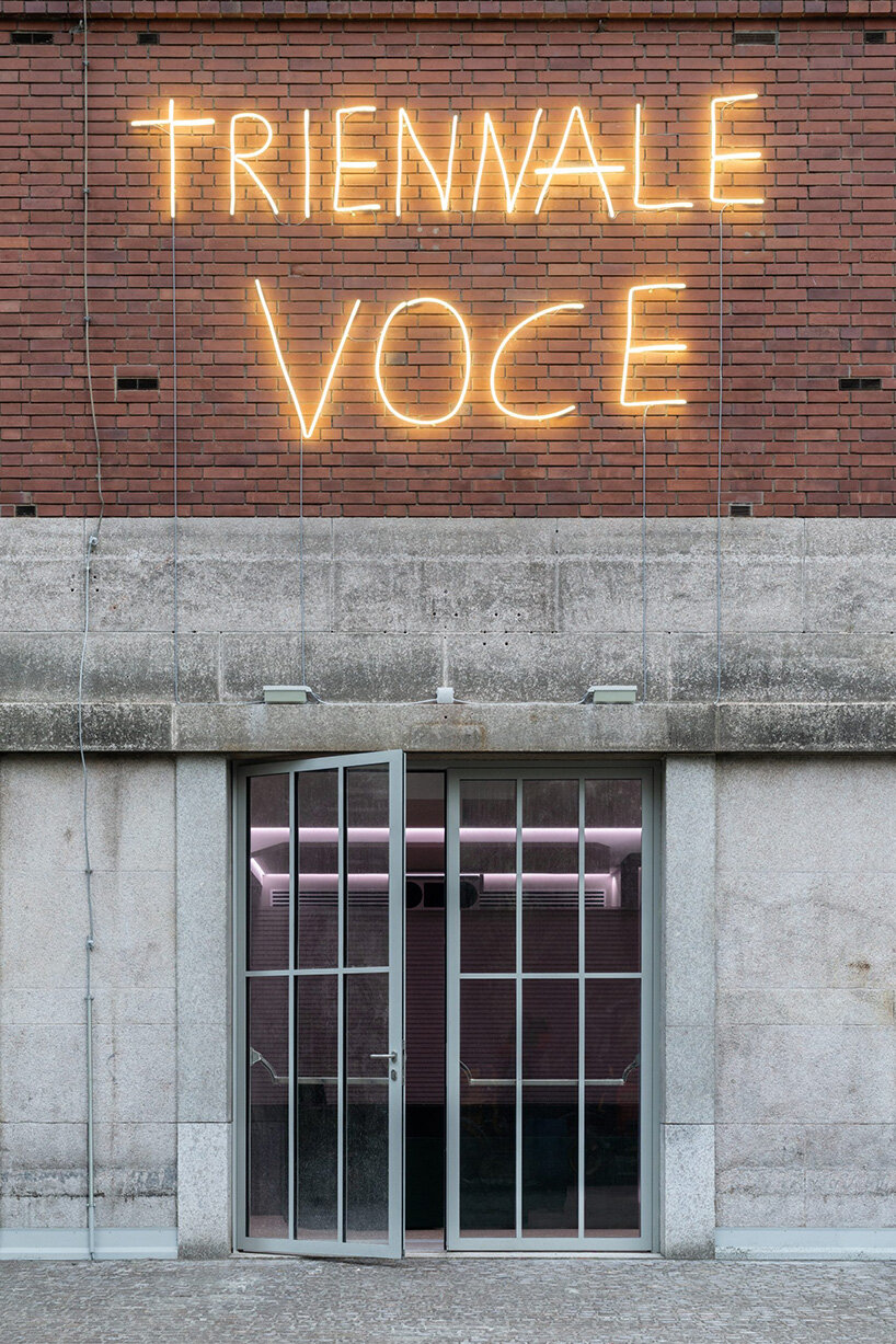 triennale milano opens 'voce', a sound-first space with bespoke furniture by philippe malouin