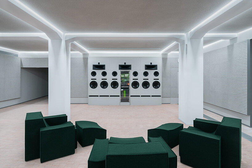 triennale milano opens 'voce', a sound-first space with bespoke furniture by philippe malouin