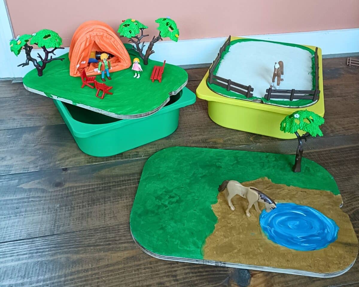 playmobile storage trofast ground plates
