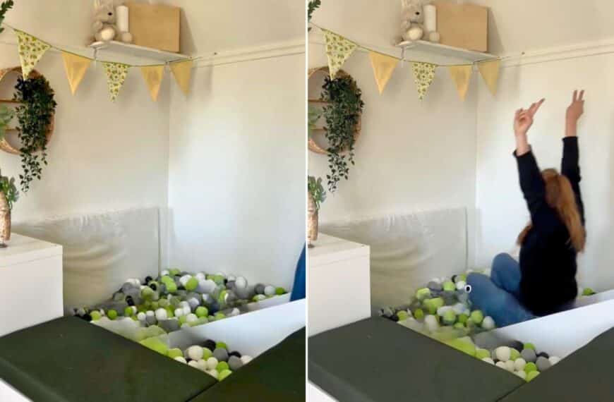 diy ball pit with ikea kallax hack