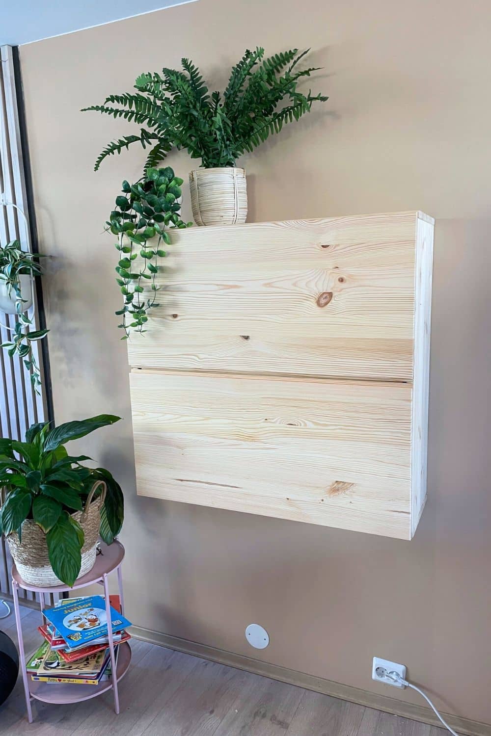 IKEA IVAR wall mounted desk