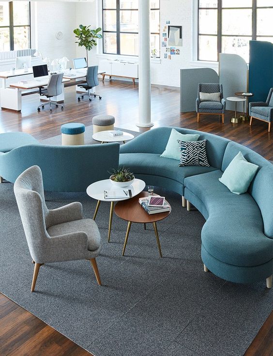 Super Modern Curved Sectional Sofa 