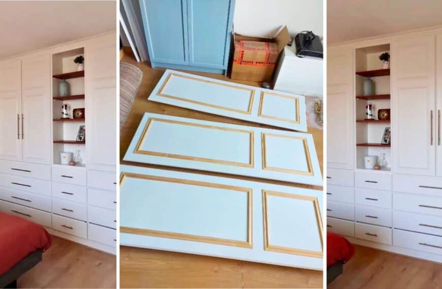 Kiss Wasted Space Goodbye With This Low Ceiling Storage Hack 21 IKEA PAX hack with half height doors