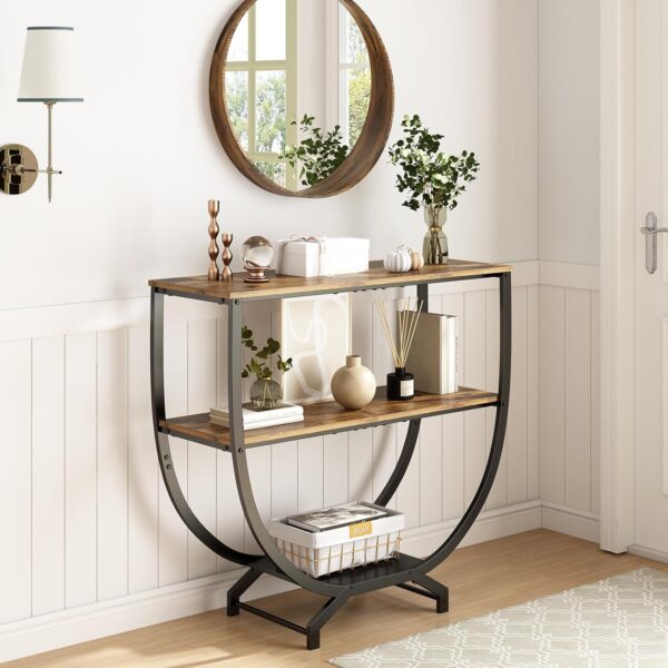 3 tier console table