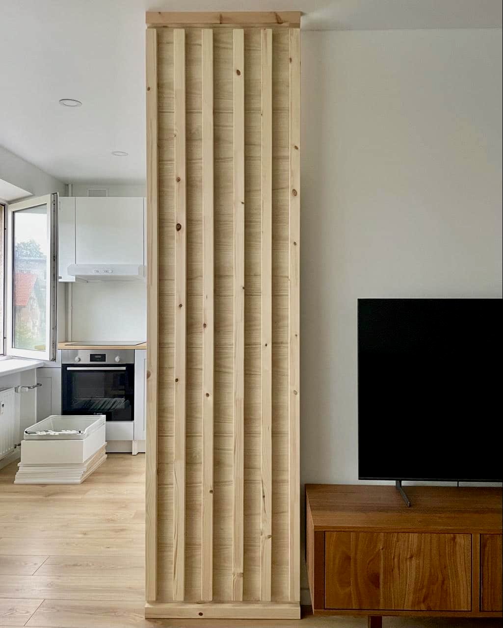 slatted wall panel DIY slat wall