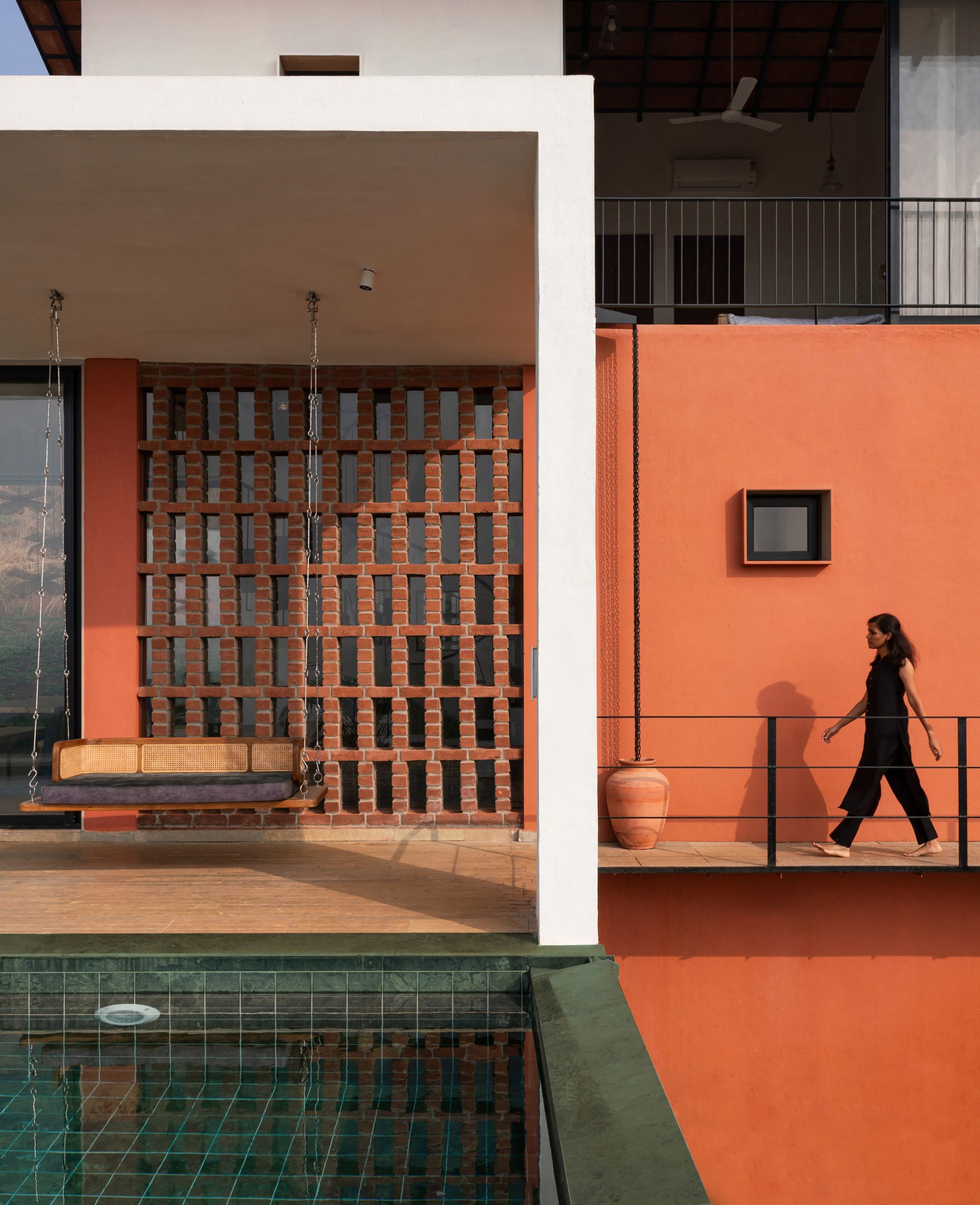 Swimming pool at a home in India by UnTag