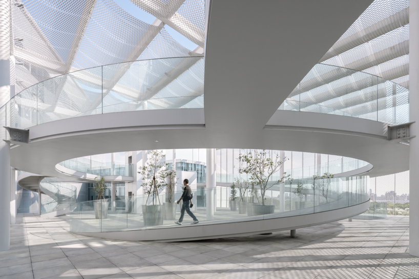 SANAA unveils taichung art museum in taiwan with translucent dual-layer metal facade