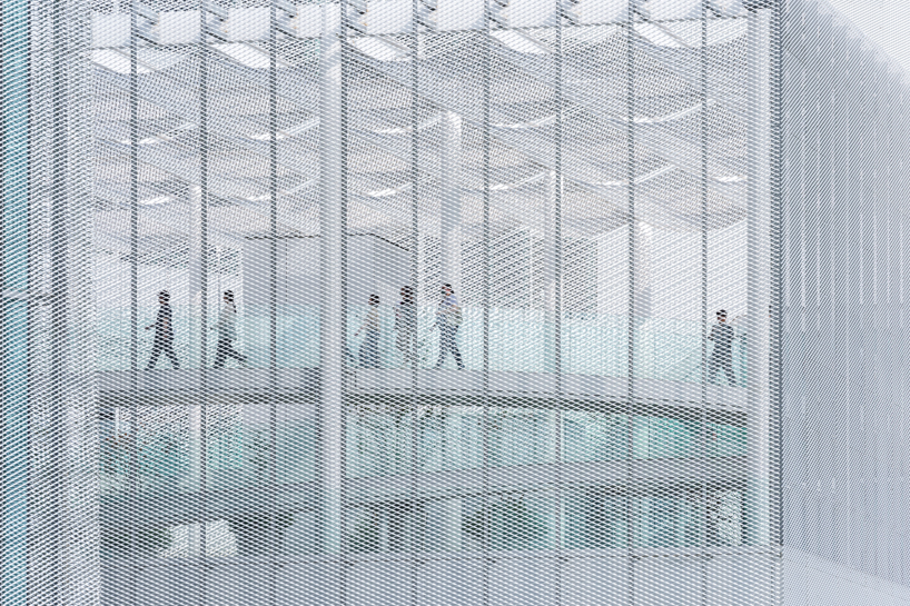 SANAA unveils taichung art museum in taiwan with translucent dual-layer metal facade