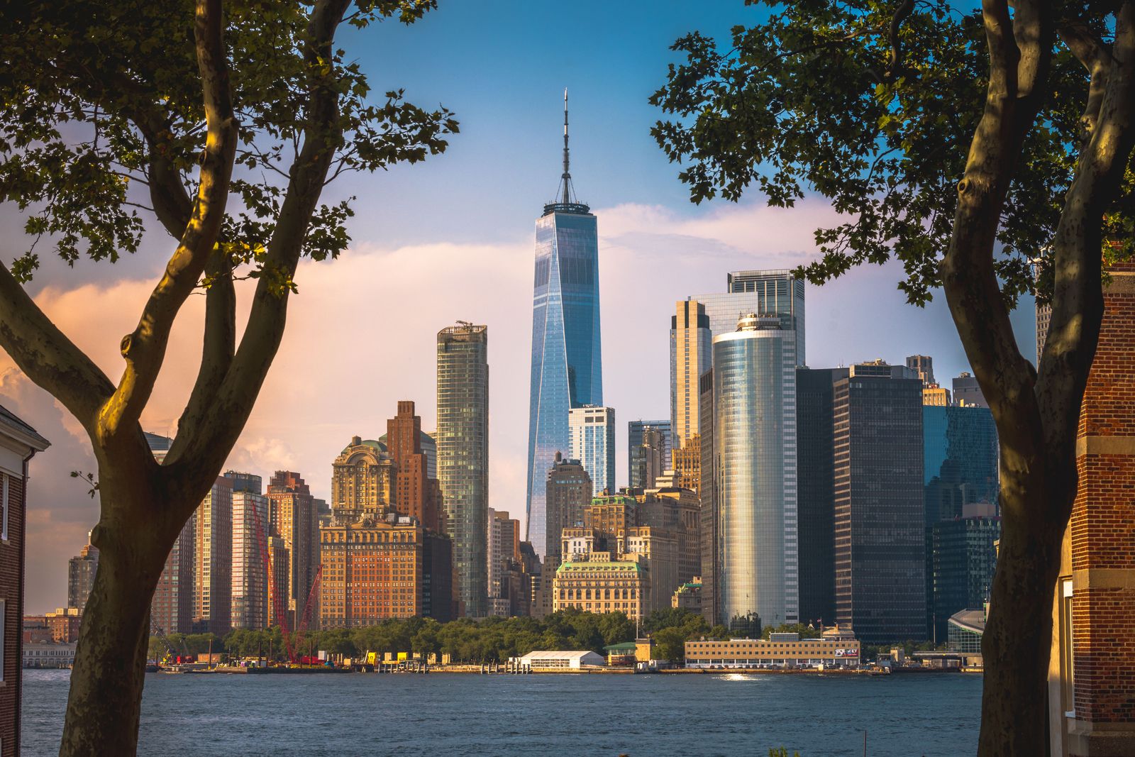 Lower Manhattan and the financial district viewed from Governor's Island