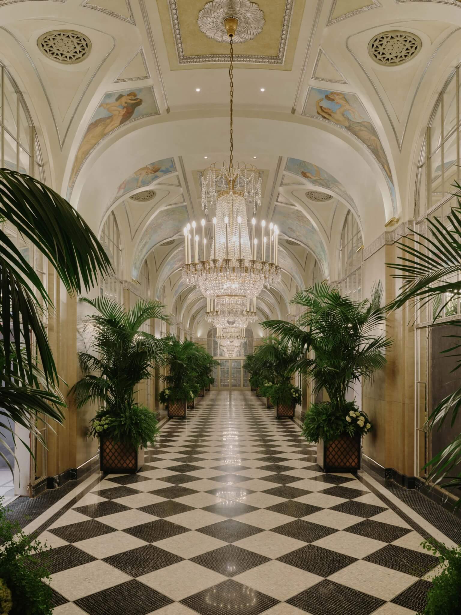 Hallway in the Waldorf Astoria