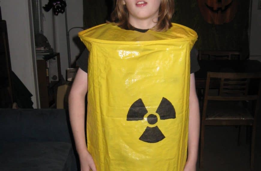 Cheap and affordable kids costume idea. Create a toxic barrel costume idea using an IKEA hamper and paint