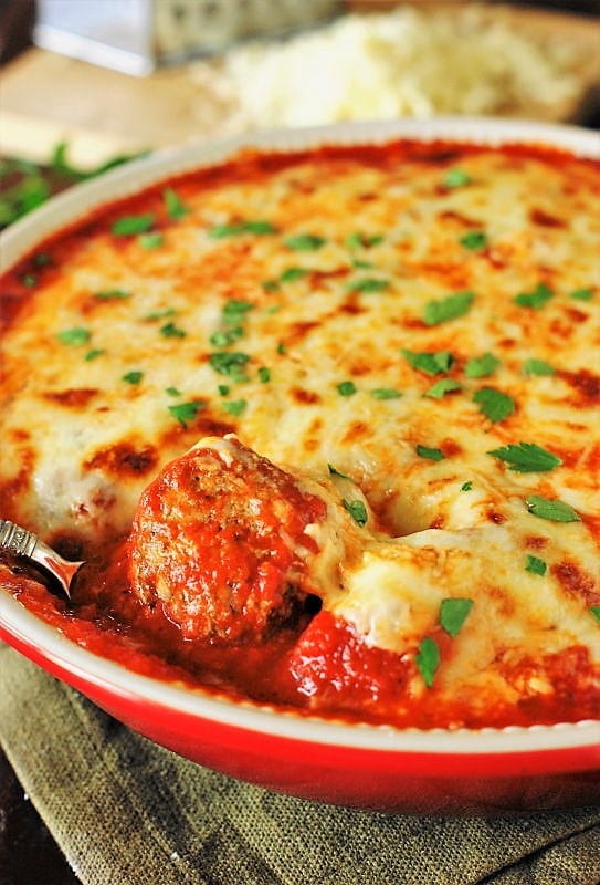 easy meatball parmesan casserole recipe