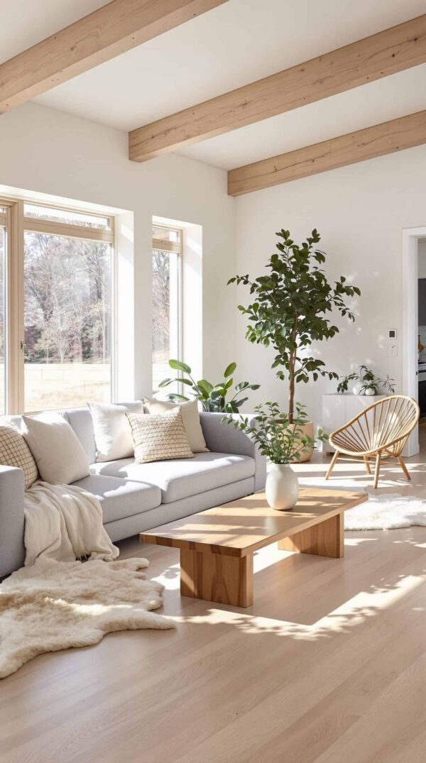 light wood with neutrals