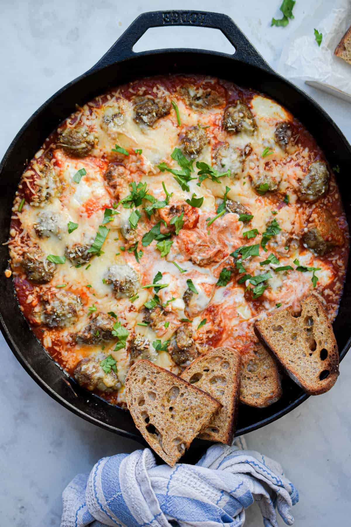 Cheesy Italian Meatball Sub Dip recipe