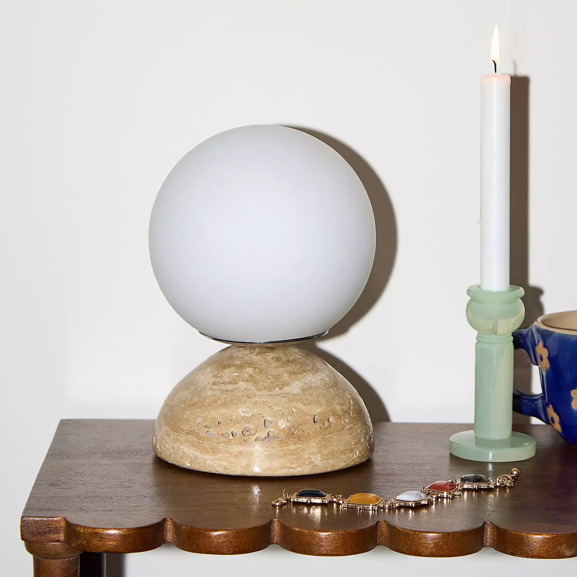 Urban Outfitters Verity Stone Lamp