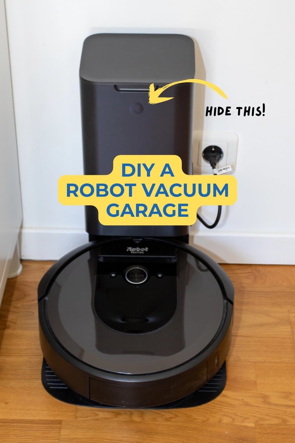 DIY-robot-vacuum-garage-IKEA - IKEA Hackers Robot Vacuum Garage and Laundry Station Combo
