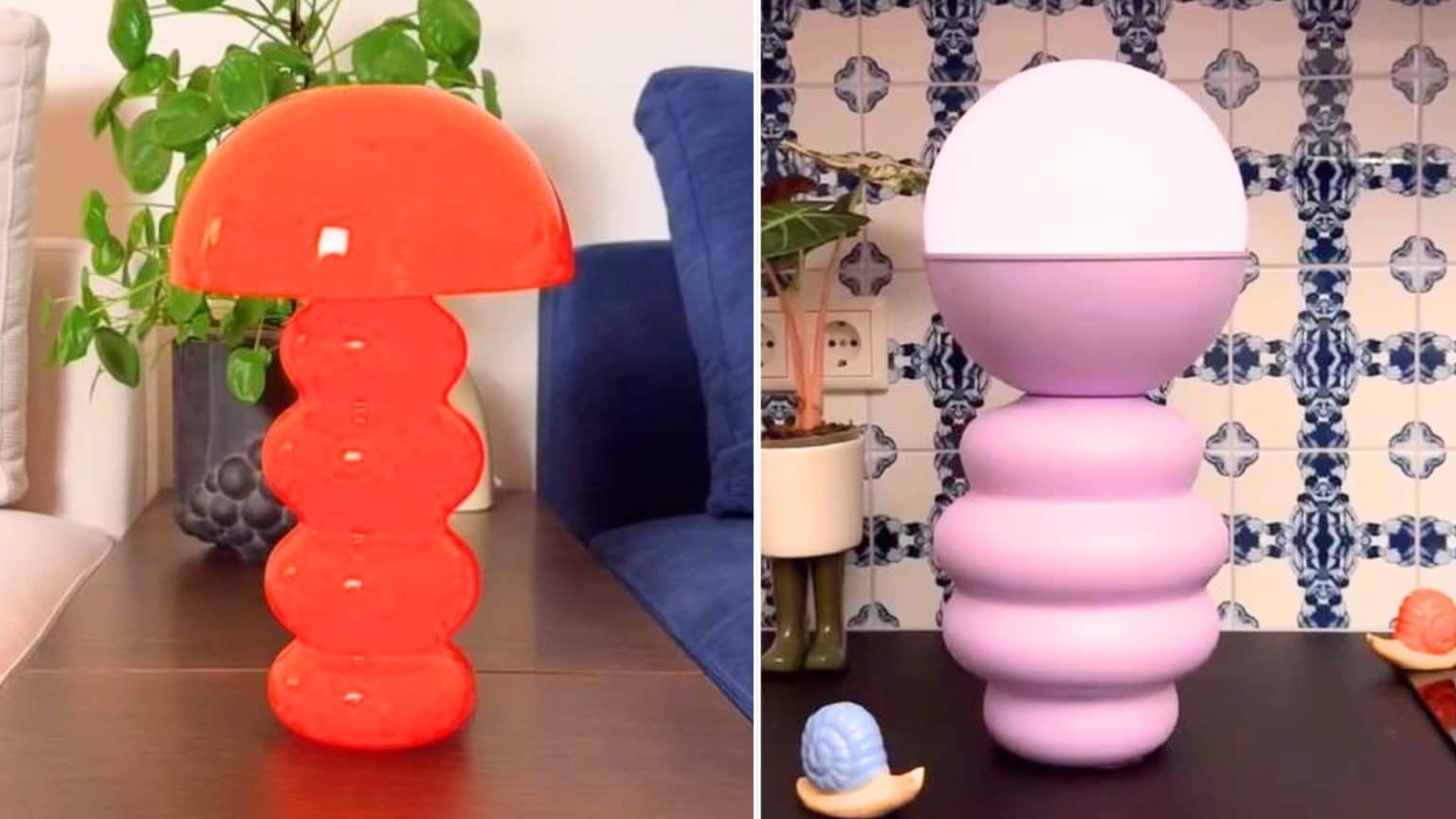 SQUIGGLY-LAMPS-1536x864 - IKEA Hackers DIY Modern Retro Table Lamps using IKEA vase and bowls