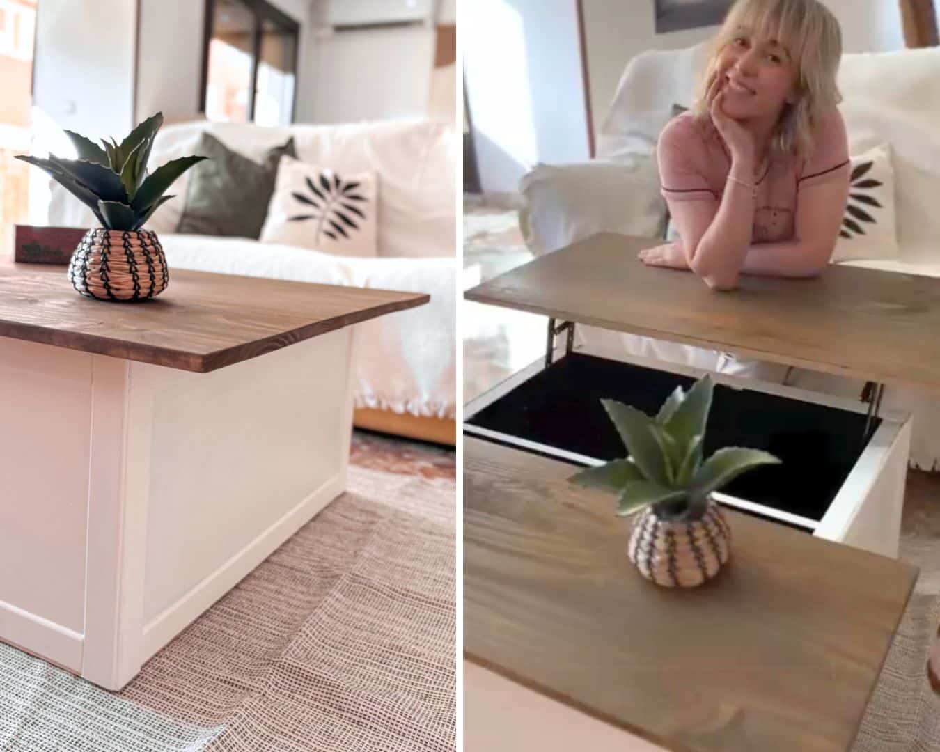 lift-top-coffee-table - IKEA Hackers best IKEA Hacks of 2025 - lift top KALLAX coffee table