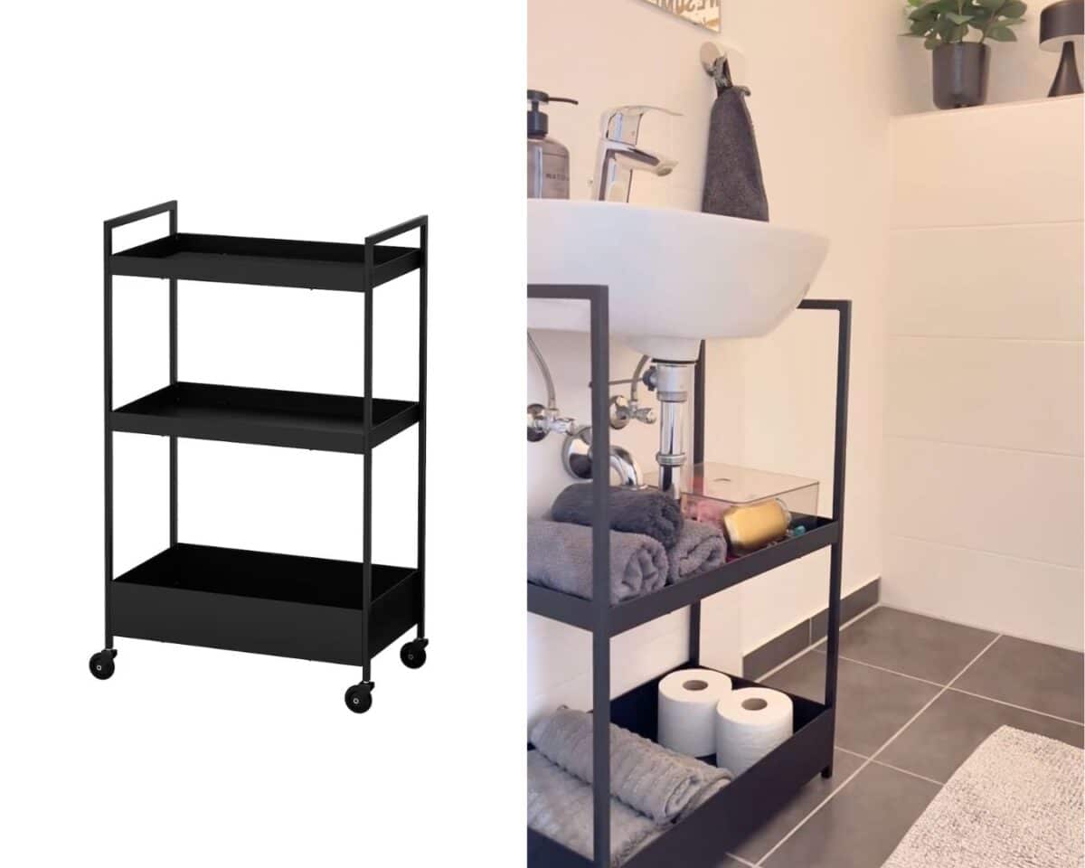 under-sink-shelf-ikea-1200x960 - IKEA Hackers Easy Under-Sink Shelf