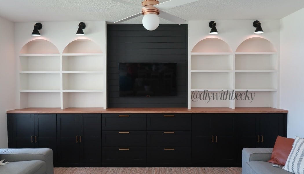 IKEA BILLY arched bookcase hack